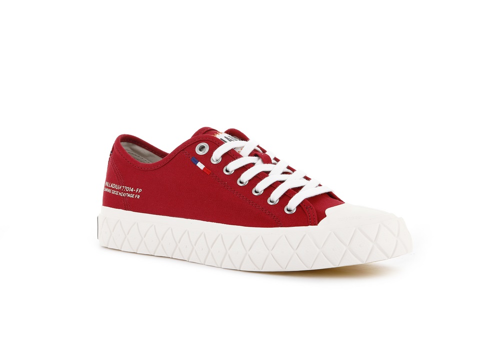 Zapatillas Palladium PALLA ACE CANVAS Hombre Rojas | Costa Rica-45916